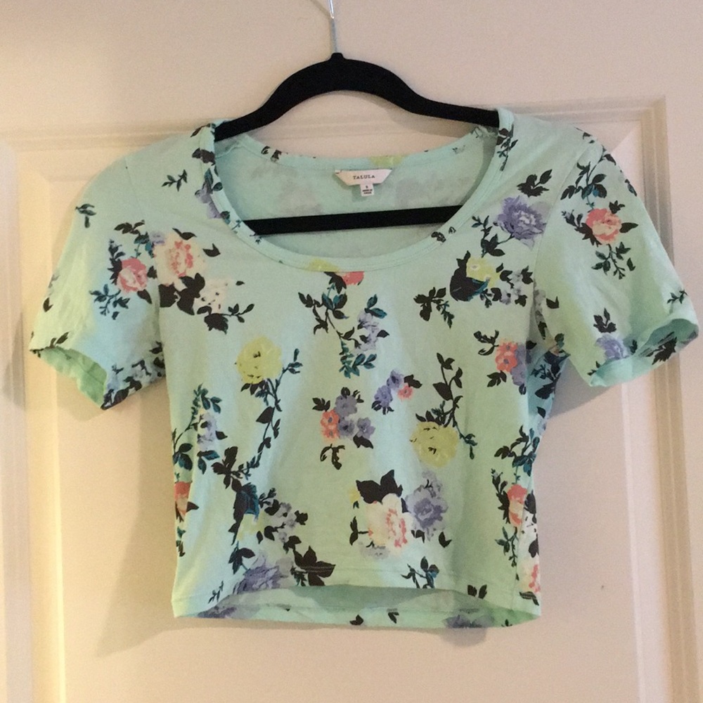 *MOVING SALE* Floral print crop top from Aritzia